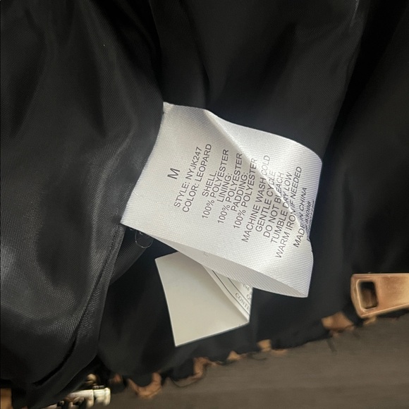 Ci Sono Leopard Print Puffer Jacket - Picture 7 of 8